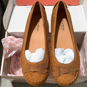 Walk with me by Coldwater Creek - Women's Brown Flats~ Moccasins